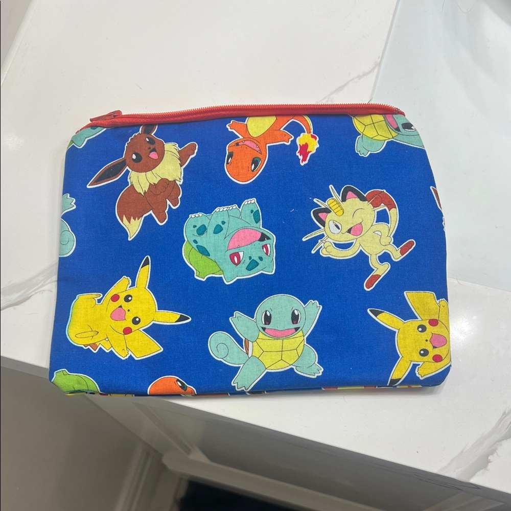 Blue Pokémon Character Pouch